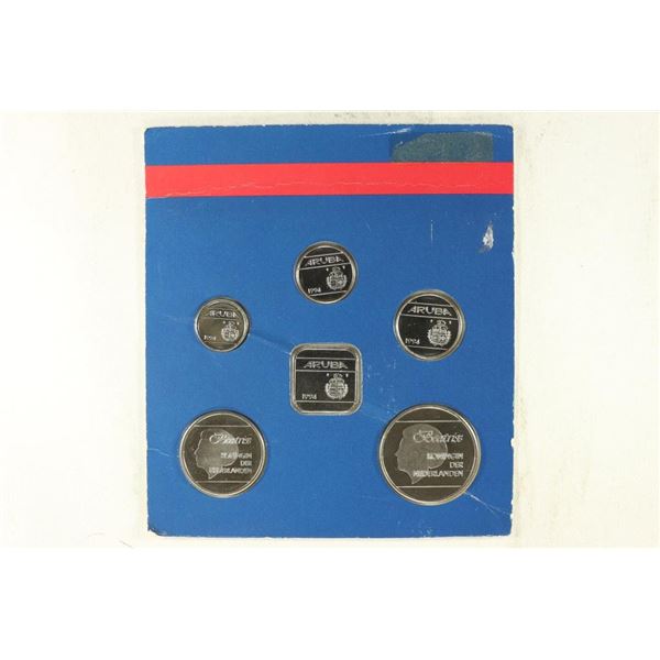 1994 ARUBA 6 COIN PROOF SET