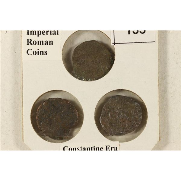 3-IMPERIAL ROMAN COINS OF THE CONSTANTINE ERA