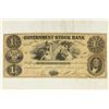 Image 1 : 1853 GOVERNMENT STOCK BANK $1 3/4 OBSOLETE BANK