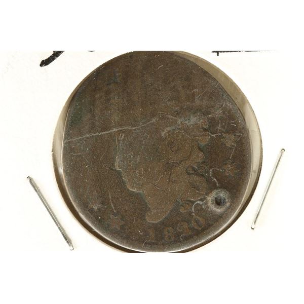 1820 US LARGE CENT COUNTER STRUCK JE JENKENS AND