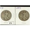 Image 1 : 1929-D & 1929-S WALKING LIBERTY HALF DOLLARS