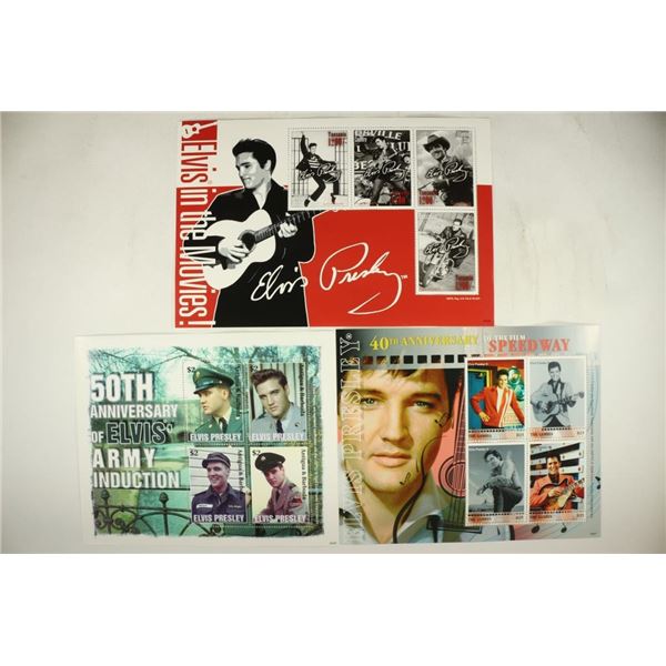 ELVIS PRESLEY STAMP COLLECTION CONTAINS: MINT