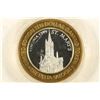 Image 1 : CASINO $10 SILVER TOKEN (UNC) DELTA SALOON