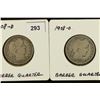 Image 1 : 1908-D & 1909-P BARBER QUARTERS