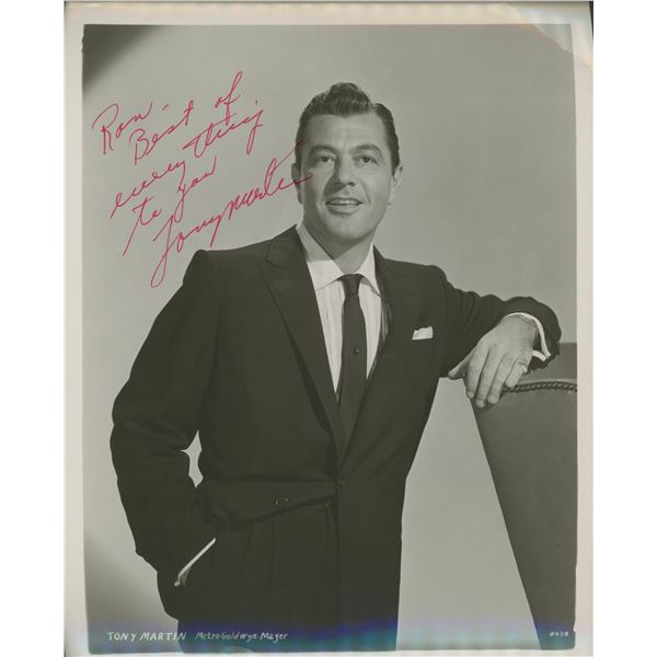 Tony Martin signed photo