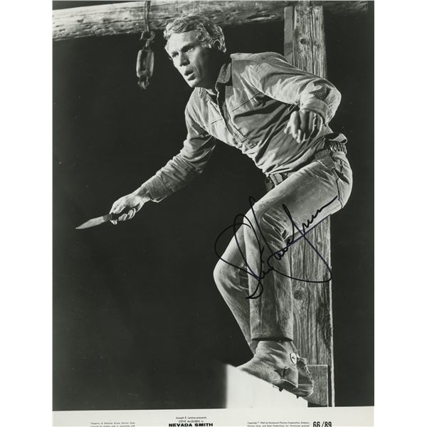 Steve McQueen "Bullit signed movie photo
