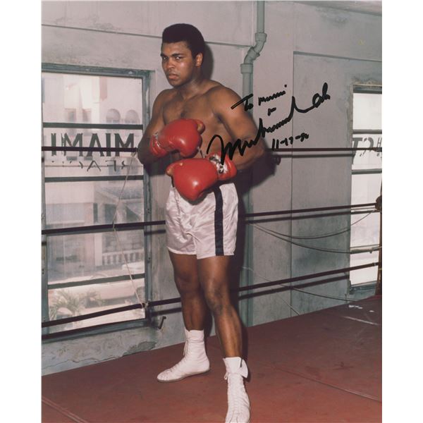Muhammad Ali signed photo