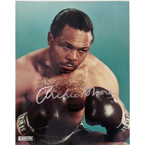 Archie Moore signed photo