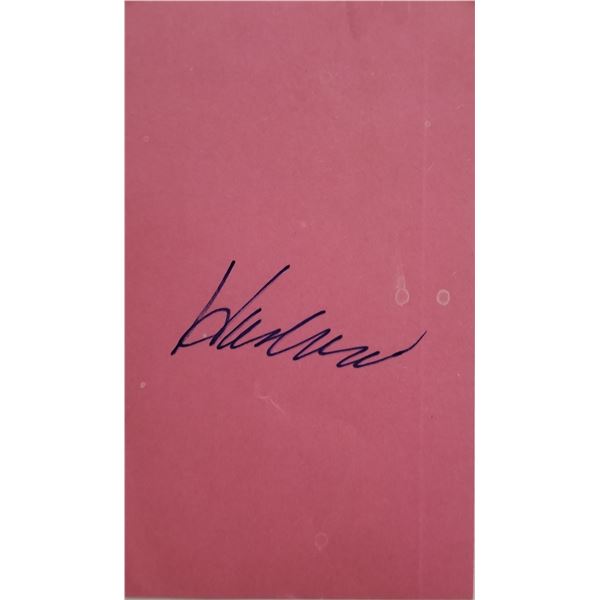 Hank Aaron signature cut