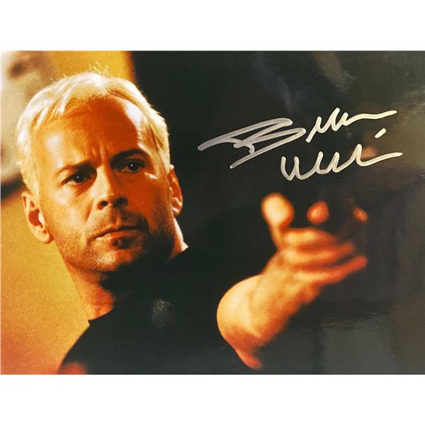 The Jackal Bruce Willis signed movie photo
