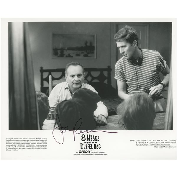 Joe Pesci signed movie photo