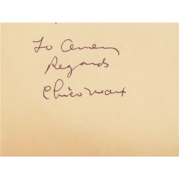 Chico Marx signature cut