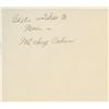 Image 1 : Gangster Mickey Cohen signature cut