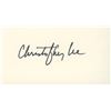 Image 1 : Christopher Lee signature cut