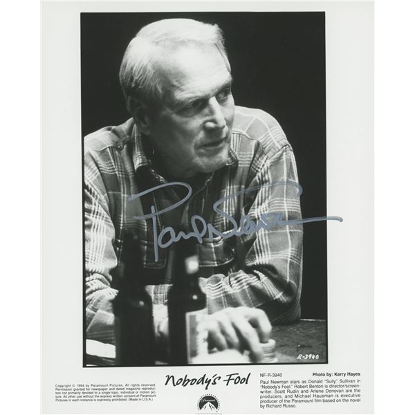 Paul Newman signed movie photo