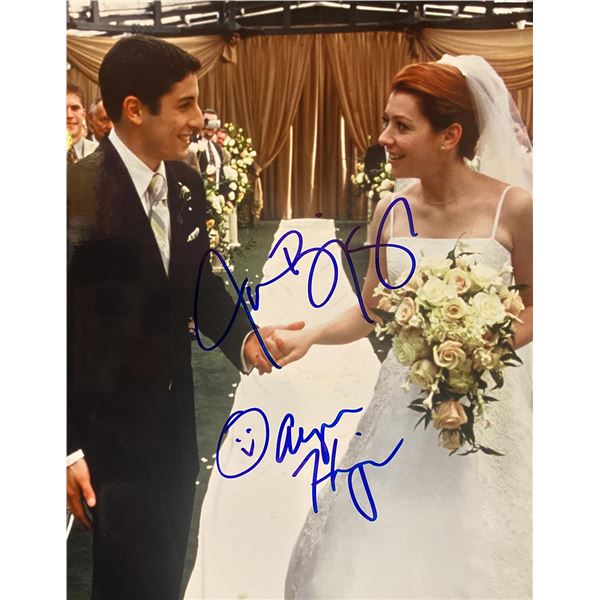 American Wedding Jason Biggs and Alyson Hannigan signed movie photo