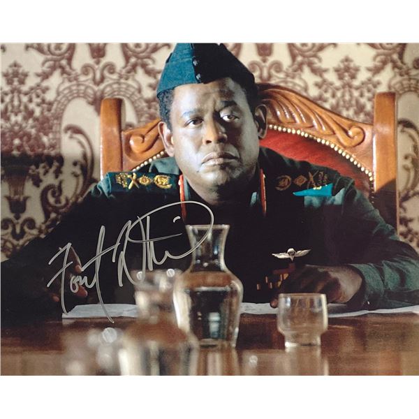 The Last King of Scotland Forest Whitaker signed movie photo