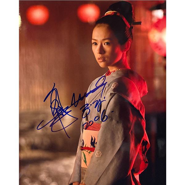 Zhang Ziyi signed photo