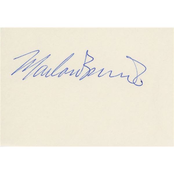 Marlon Brando signature cut