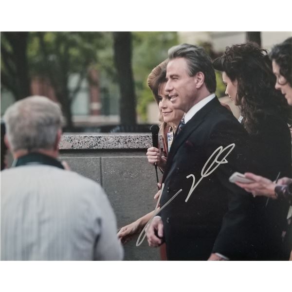 John Travolta signed photo