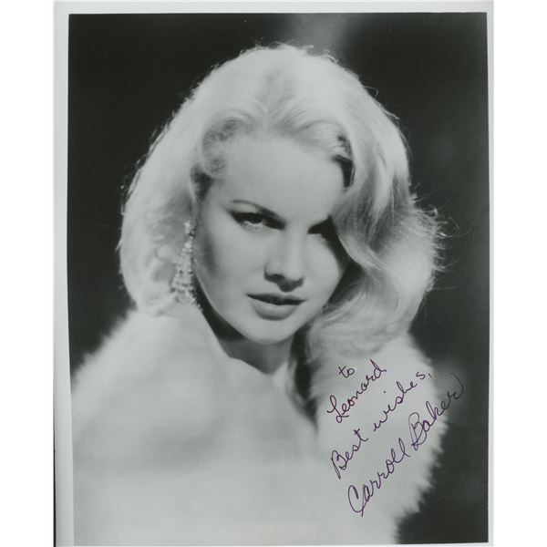 Carroll Baker signed photo