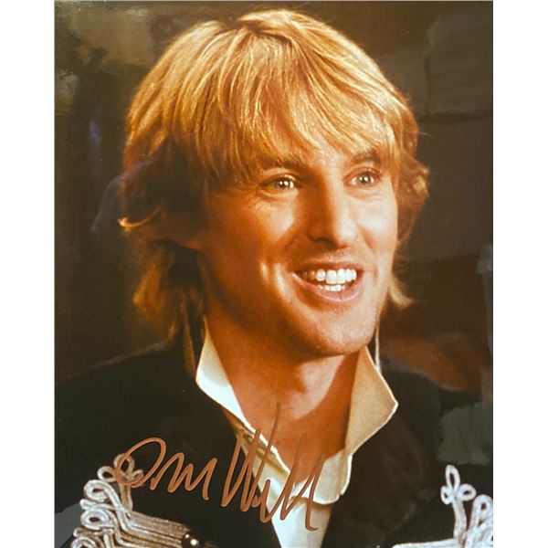 Owen Wilson signed photo