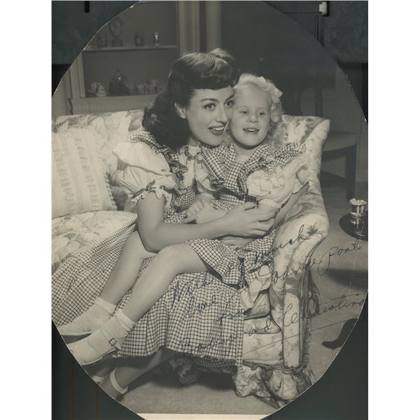 Joan Crawford signed photo