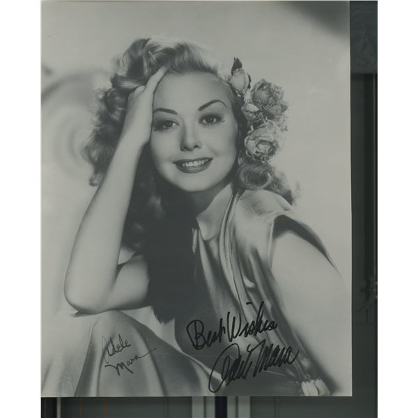 Adele Mara signed photo