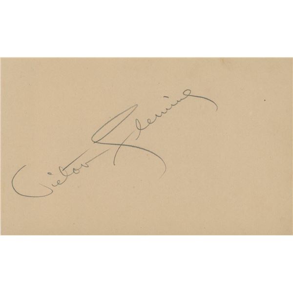 Victor Fleming original signature
