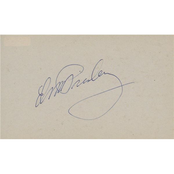 Elvis Presley signature cut