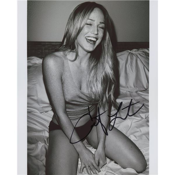 Caity Lotz signed photo