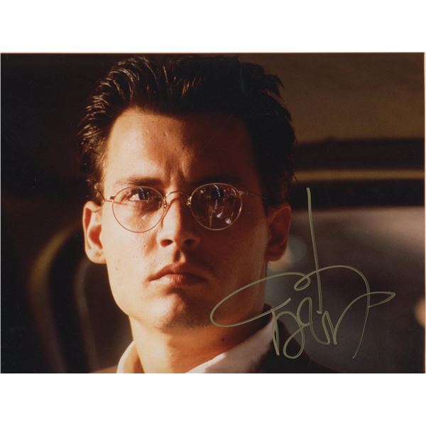 Johnny Depp signed photo