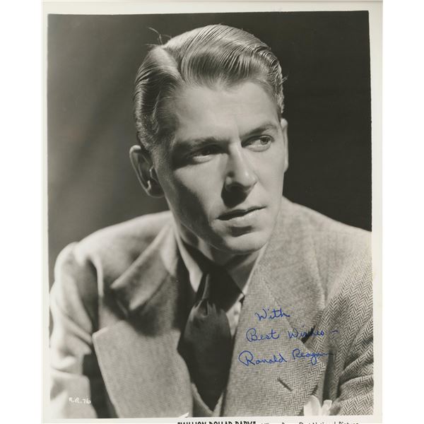 Ronald Reagan signed movie photo