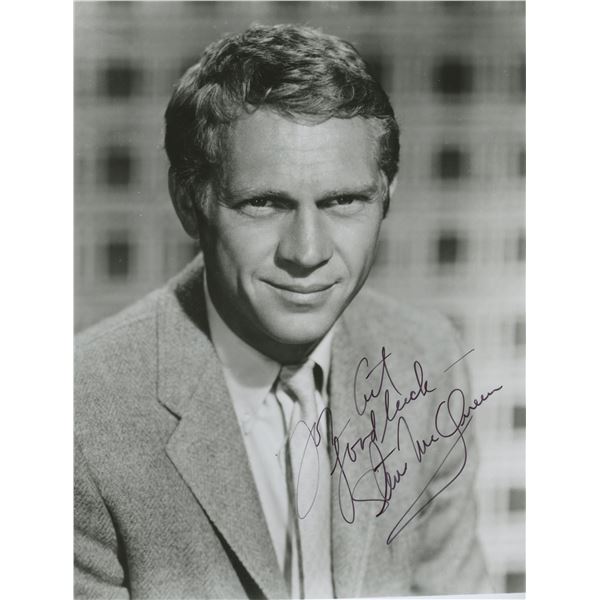 Steve McQueen signed photo