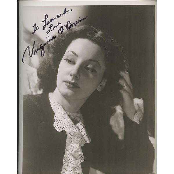 Virginia O'Brien signed movie photo