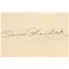 Image 1 : Clara Blandick Aunt Em Wizard of Oz signature cut
