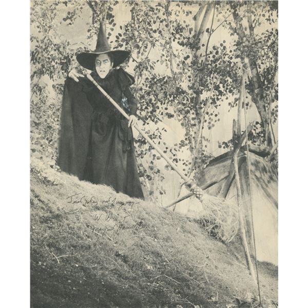 Wizard of OZ Margaret Hamilton signed photo