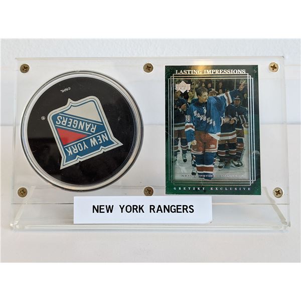 Wayne Gretzky NY Rangers encased set