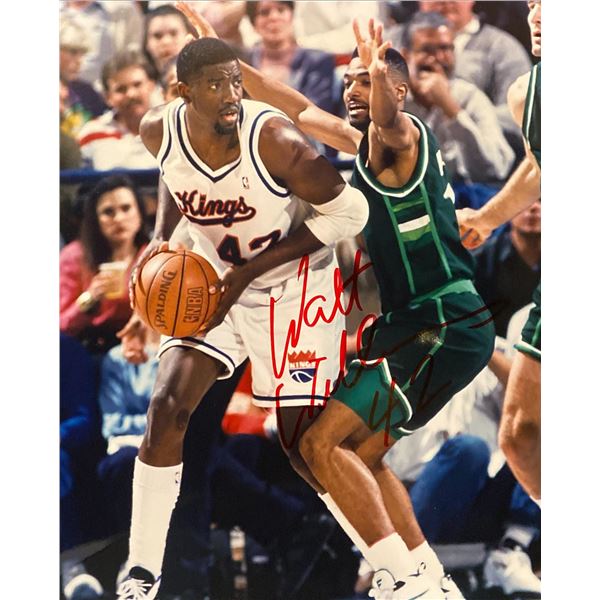 Walt Williams signed photo