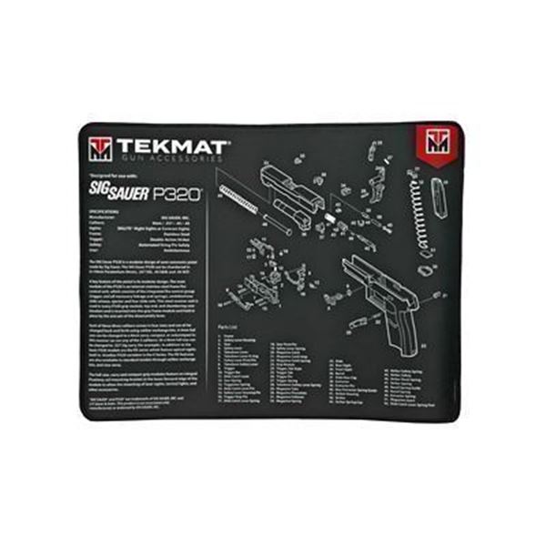 TEKMAT ULTRA PSTL MAT SIG P320 BLK