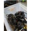 Image 2 : TOTE OF POWER TOOLS - ROUTER, BELT SANDER, DRILLS, SANDER