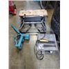 Image 1 : Folding workmate station with tile saw and lever