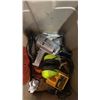Image 2 : Tote of tools and ear protection