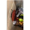 Image 3 : Tote of tools and ear protection