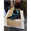 Image 1 : BOX OF CORDLESS POWER TOOLS - MAKITA, HILTI, MAKITA SAWZALL, IMPACT AND DRILL, HILTI CORDLESS DRILL 