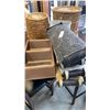 Image 1 : 4 cat scratching pads, pet stairs and food container