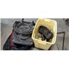 Image 2 : Bag with rolling dollies and tote of tools, speedometer etc