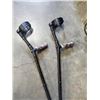 Image 2 : Pair of adjustable forearm crutches