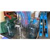 Image 2 : LARGE LOT OF GLASS CARBOYS, BOTTLE CORKER, DRYER AND WINE BOTTLES - 7 GLASS CARBOYS, APPX 200 BOTTLE