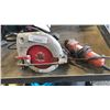 Image 1 : Skilsaw circular saw with hilti angle grinder both working